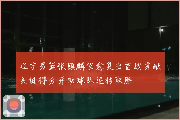 辽宁男篮张镇麟伤愈复出首战贡献关键得分并助球队逆转取胜